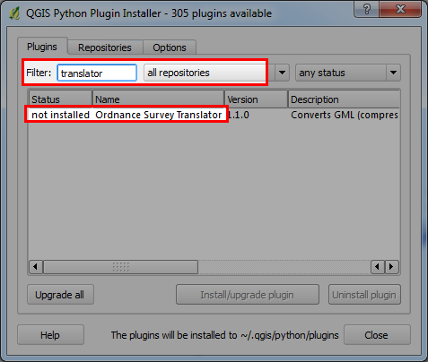 Filtering Plugins for OS Translator