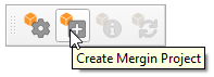 Project creation icon in toolbar