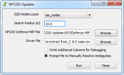 NFCDD Updater User Interface