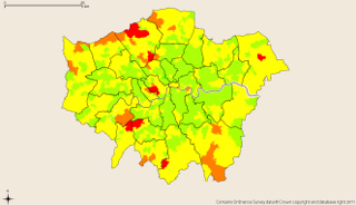 Average annual domestic energy consumption in Greater London